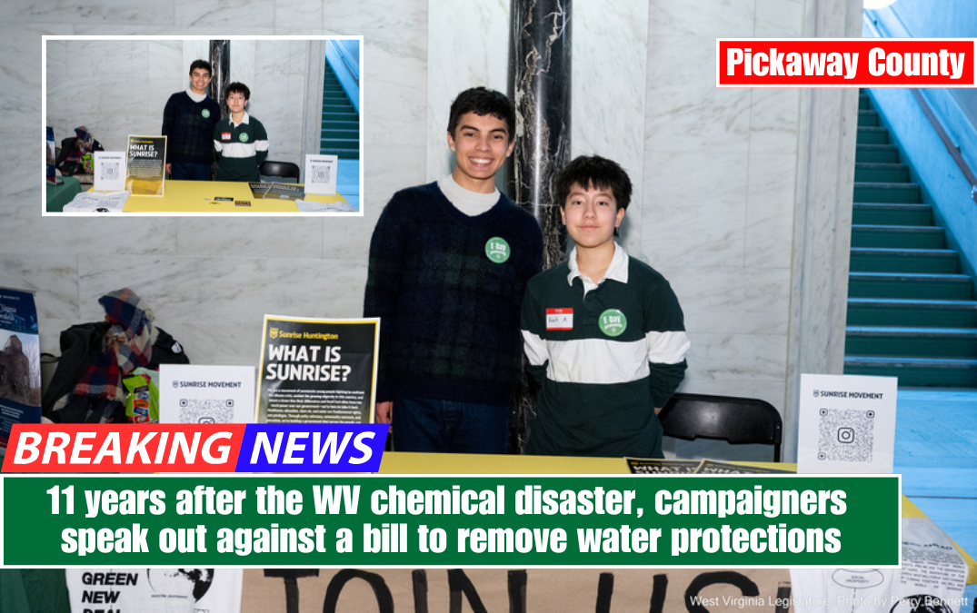 11 years after the WV chemical disaster, campaigners speak out against a bill to remove water protections