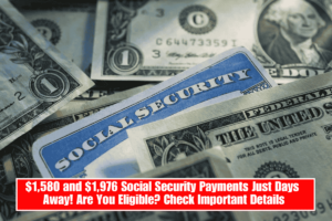 $1,580 and $1,976 Social Security Payments Just Days Away! Are You Eligible? Check Important Details