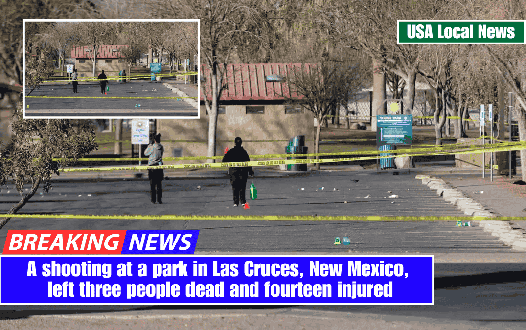 A shooting at a park in Las Cruces, New Mexico, left three people dead and fourteen injured