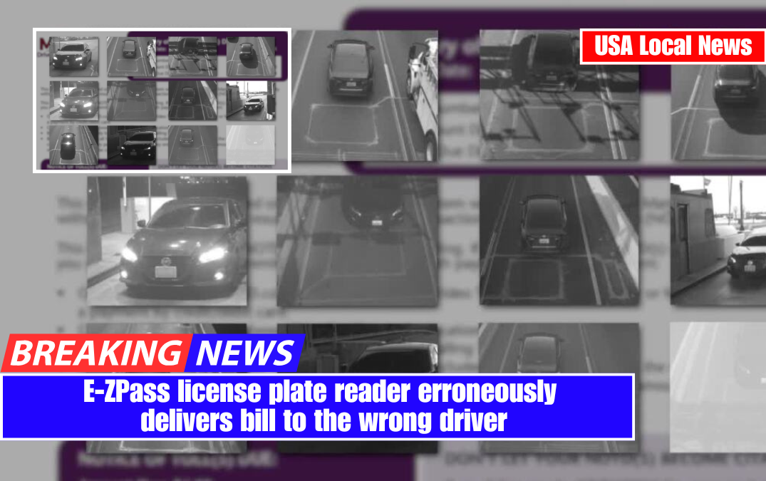 E-ZPass license plate reader erroneously delivers bill to the wrong driver