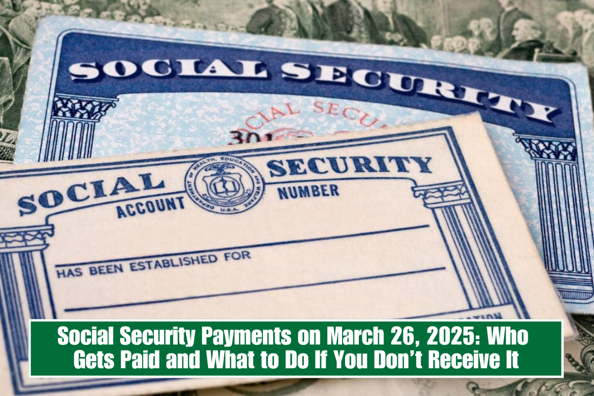 Social Security Payments on March 26, 2025: Who Gets Paid and What to Do If You Don’t Receive It