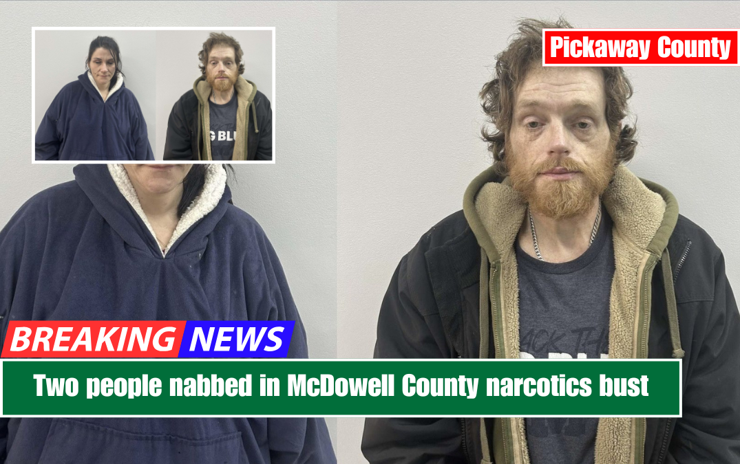 Two people nabbed in McDowell County narcotics bust