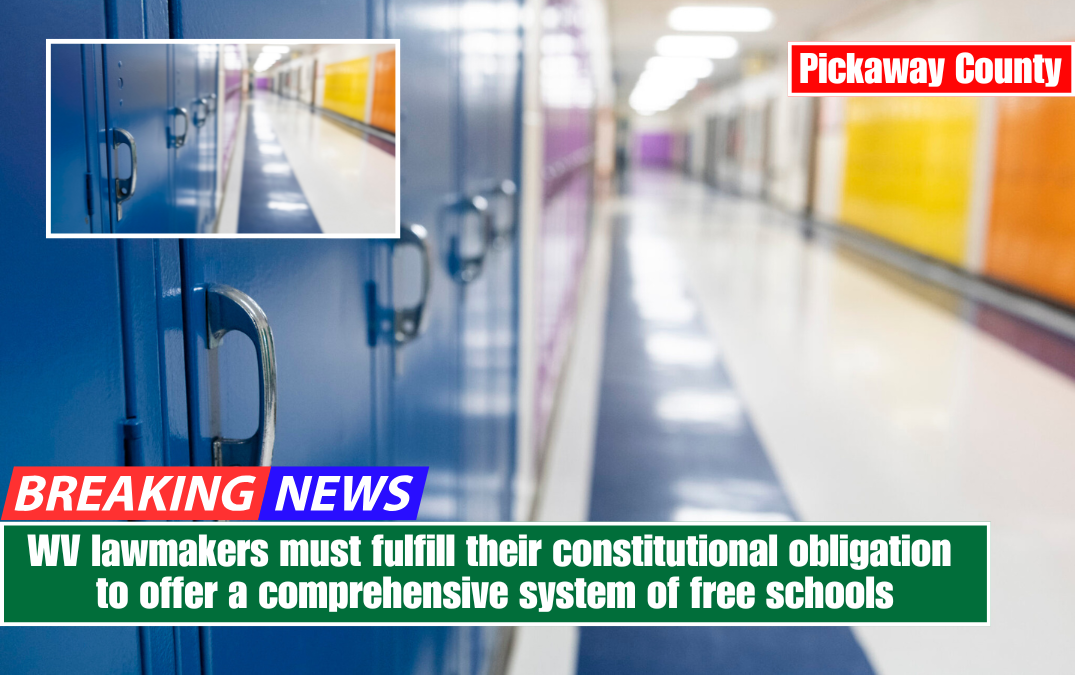 WV lawmakers must fulfill their constitutional obligation to offer a comprehensive system of free schools