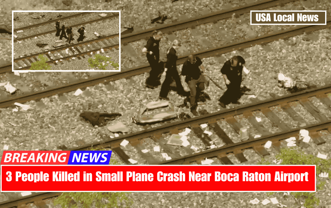 3 People Killed in Small Plane Crash Near Boca Raton Airport