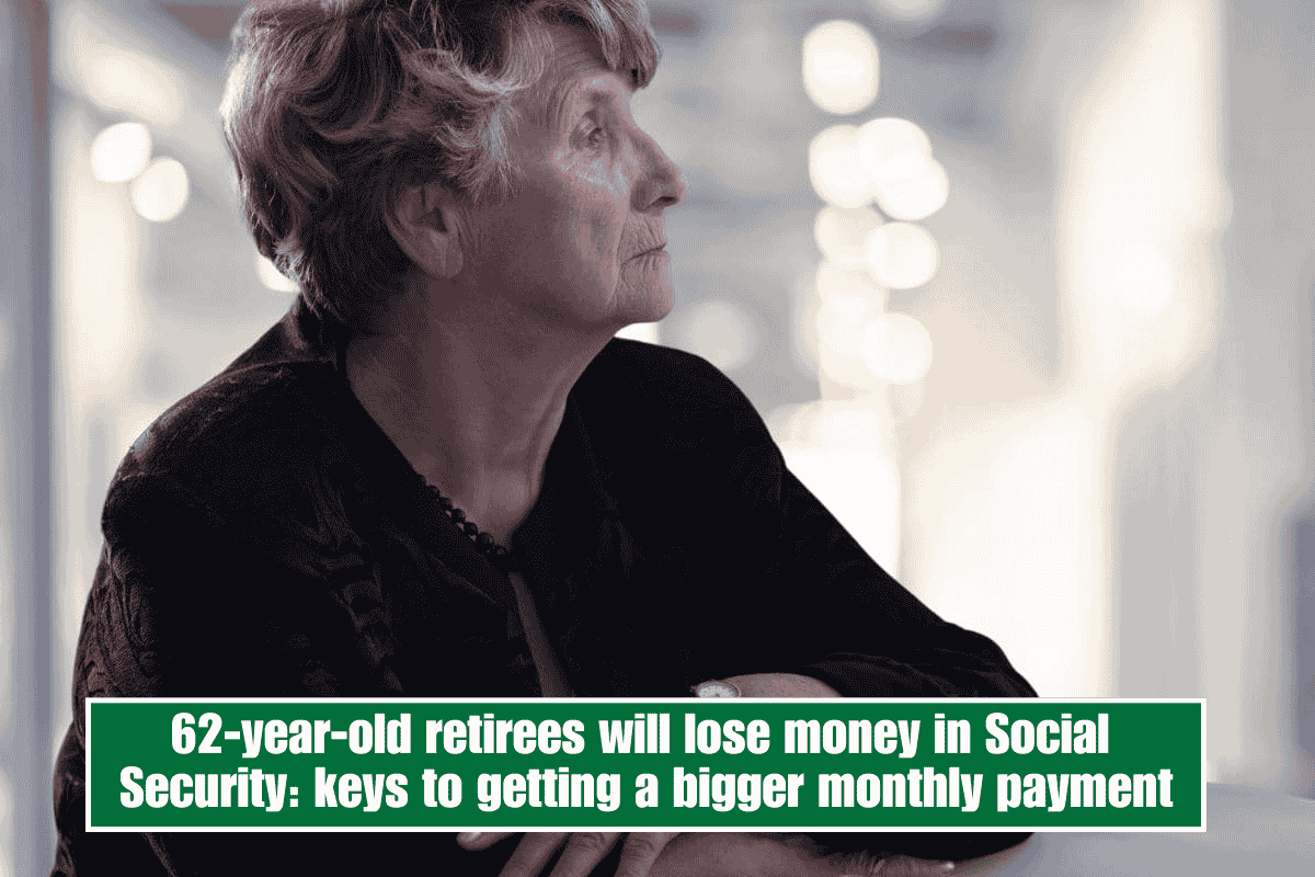 62-year-old retirees will lose money in Social Security keys to getting a bigger monthly payment