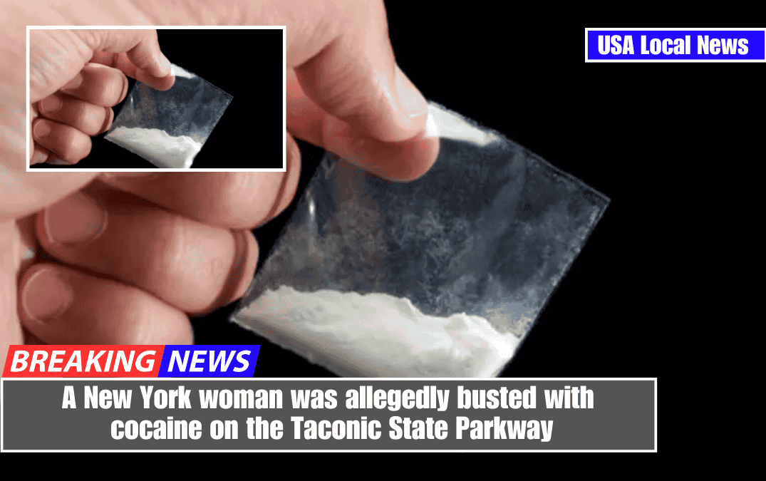 A New York woman was allegedly busted with cocaine on the Taconic State Parkway
