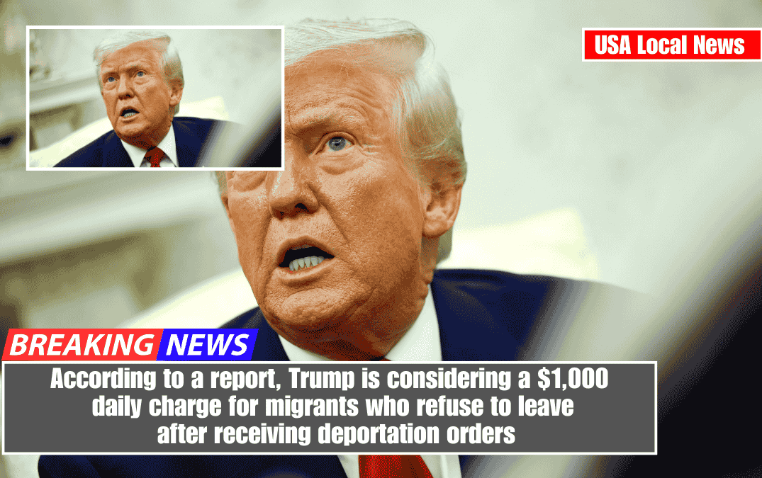According to a report, Trump is considering a $1,000 daily charge for migrants who refuse to leave after receiving deportation orders
