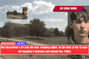 Dad discovered a 20-year-old man 'sleeping naked' on the floor of his 13-year-old daughter's bedroom and opened fire. Police