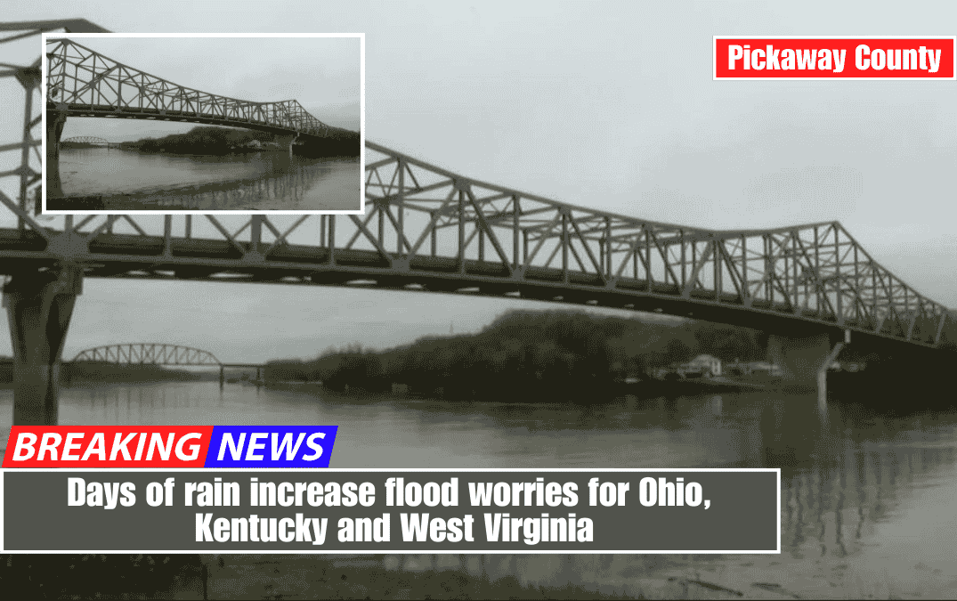 Days of rain increase flood worries for Ohio, Kentucky and West Virginia