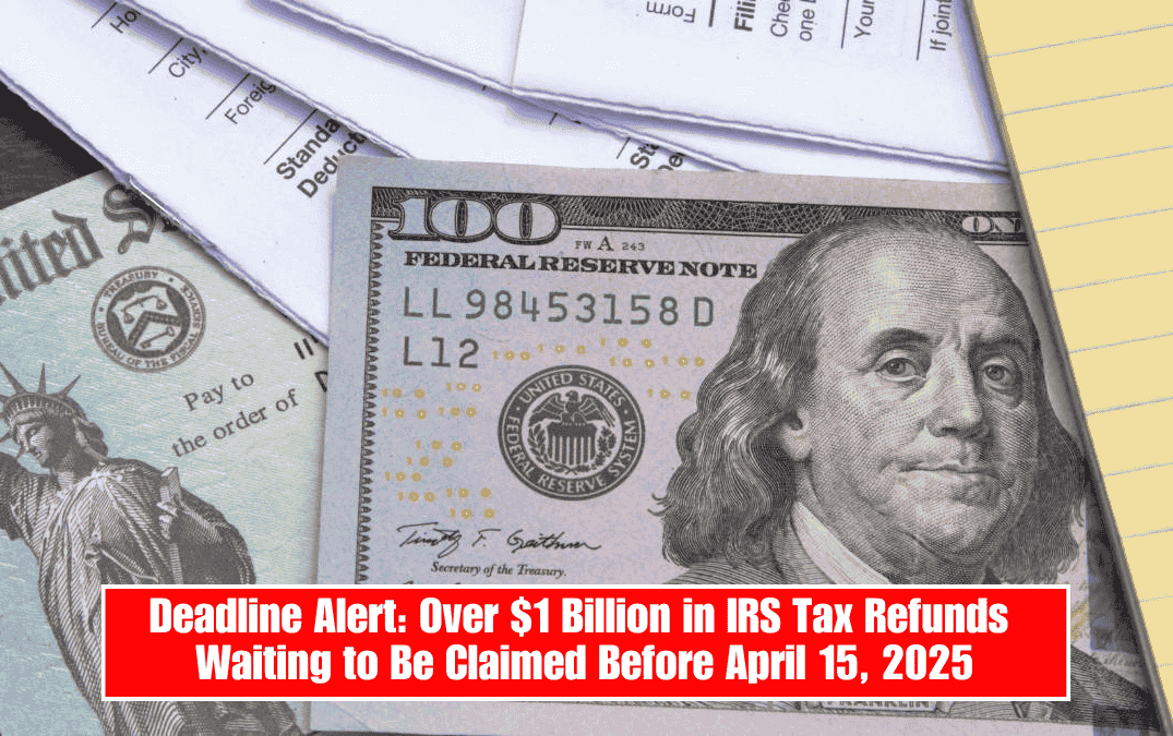 Deadline Alert: Over $1 Billion in IRS Tax Refunds Waiting to Be Claimed Before April 15, 2025