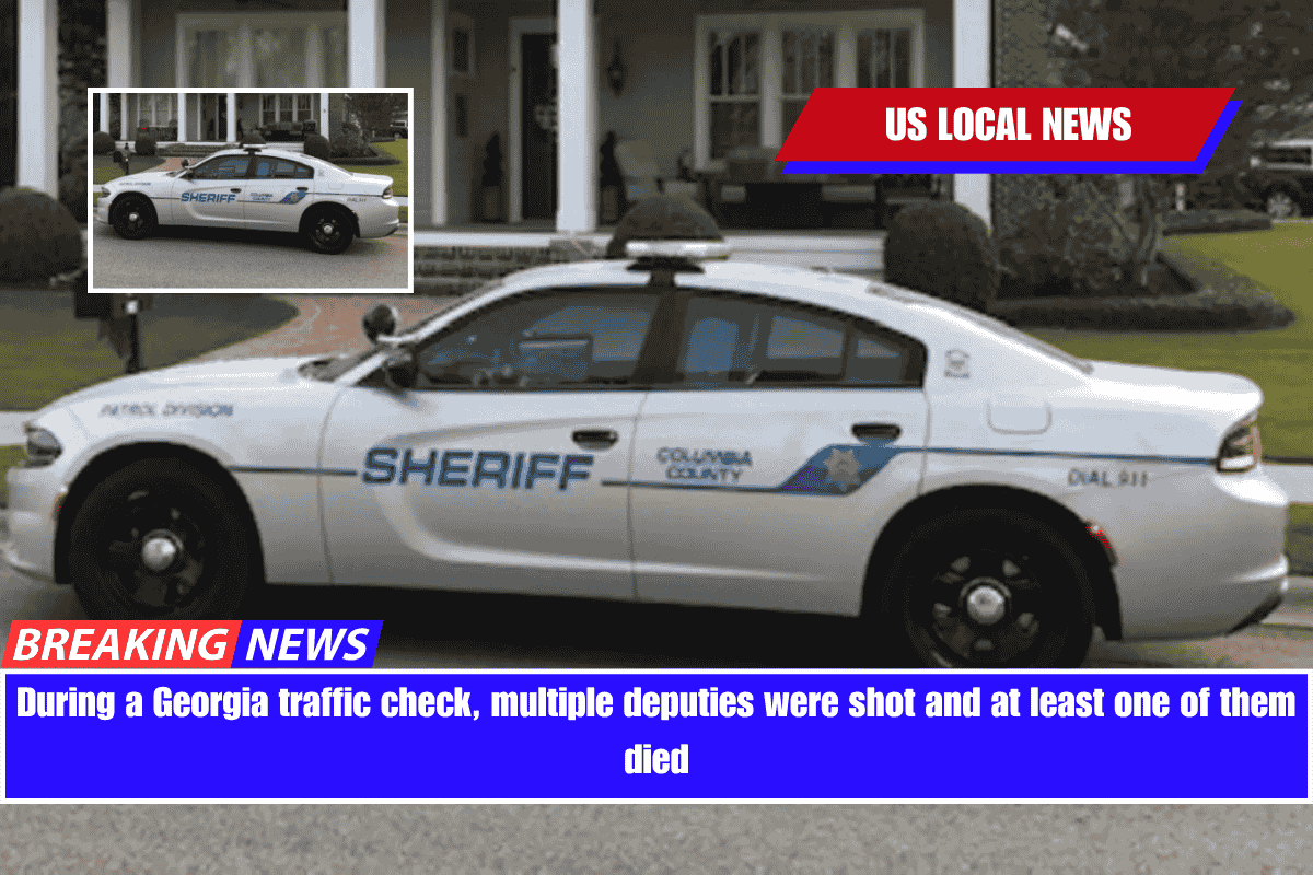 During a Georgia traffic check, multiple deputies were shot and at least one of them died