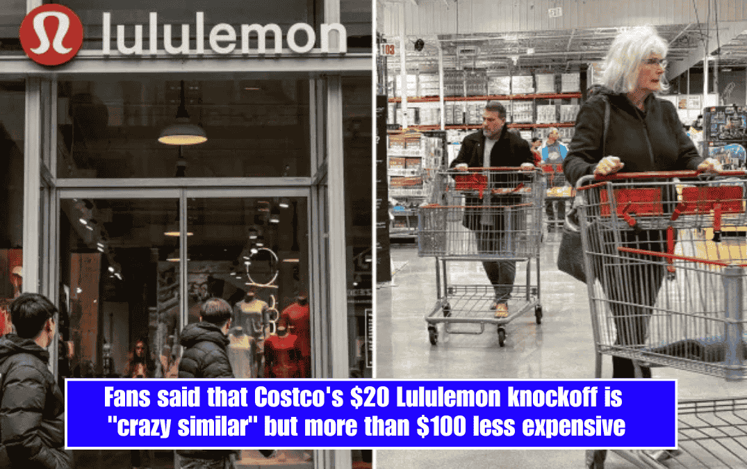 Fans said that Costco's $20 Lululemon knockoff is "crazy similar" but more than $100 less expensive