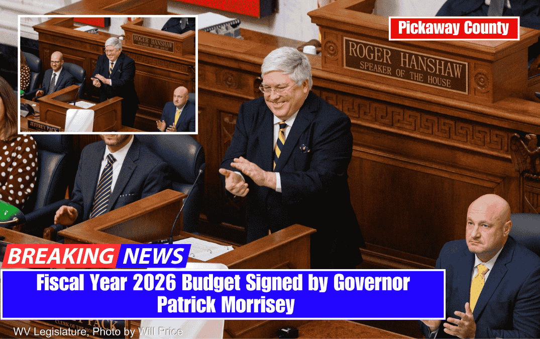 Fiscal Year 2026 Budget Signed by Governor Patrick Morrisey
