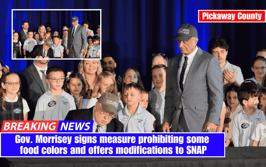 Gov. Morrisey signs measure prohibiting some food colors and offers modifications to SNAP