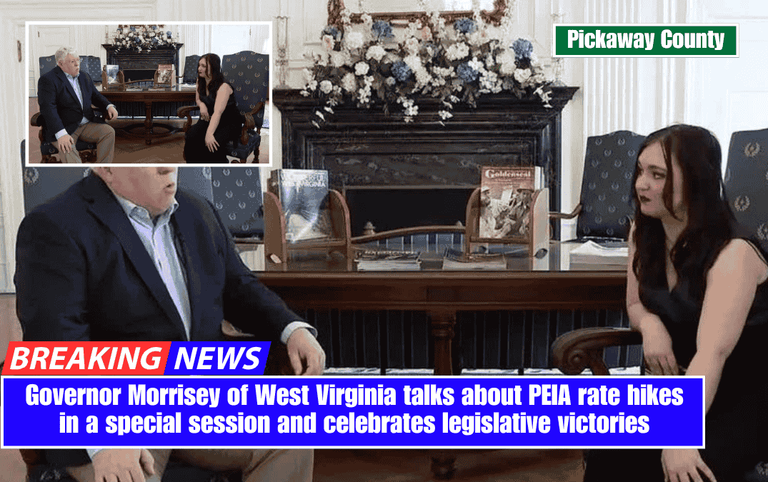Governor Morrisey of West Virginia talks about PEIA rate hikes in a special session and celebrates legislative victories