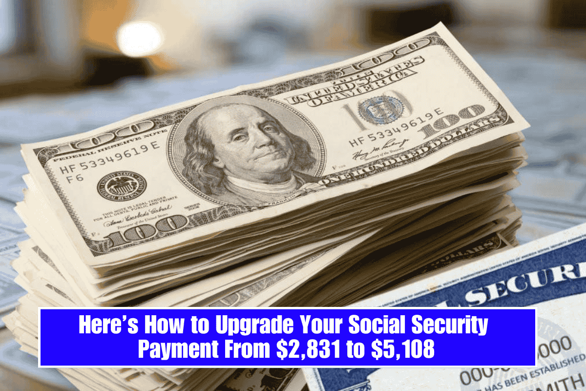 Here’s How to Upgrade Your Social Security Payment From $2,831 to $5,108