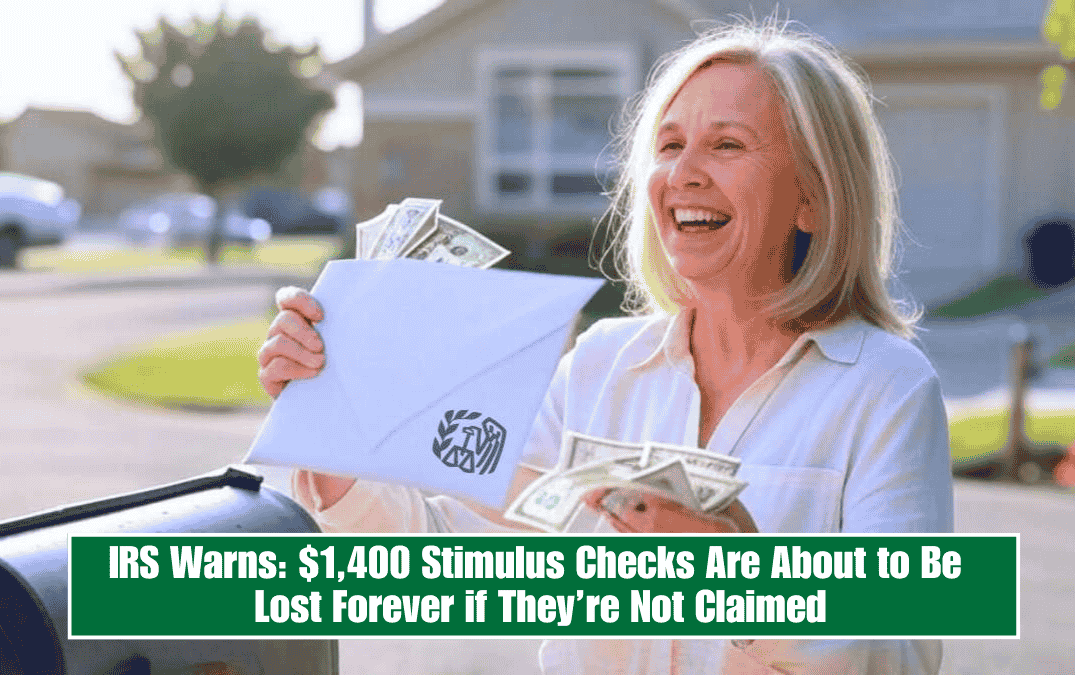 IRS Warns: $1,400 Stimulus Checks Are About to Be Lost Forever if They’re Not Claimed