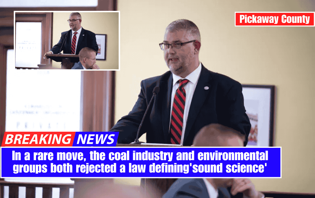 In a rare move, the coal industry and environmental groups both rejected a law defining 'sound science'