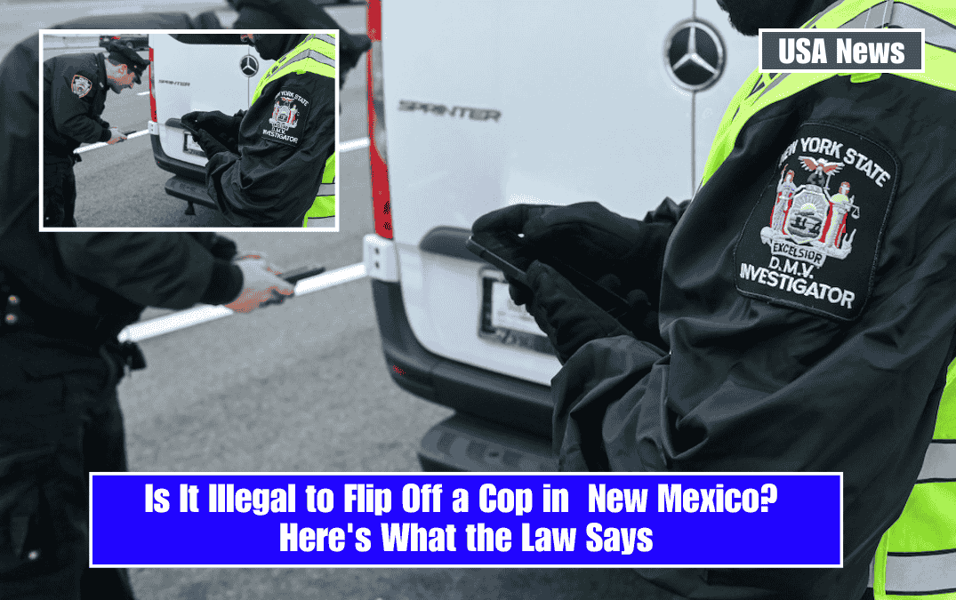 Is It Illegal to Flip Off a Cop in New Mexico? Here's What the Law Says