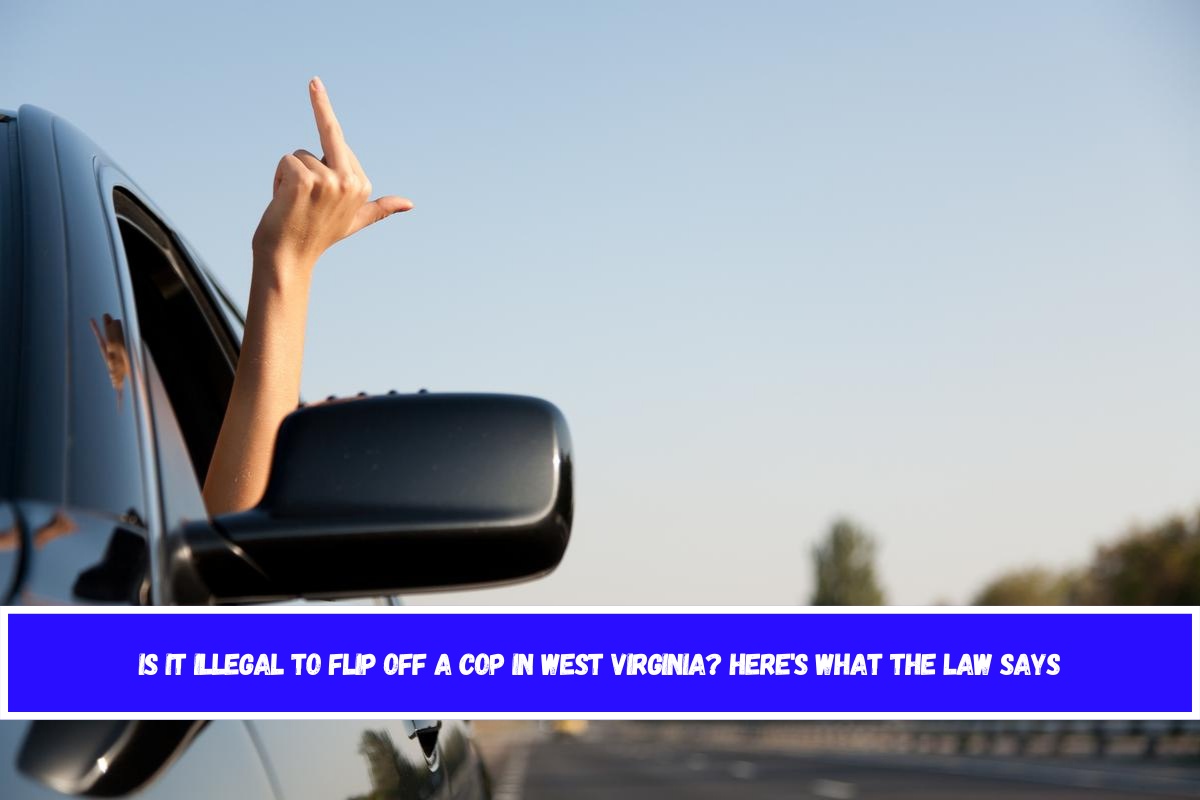 Is It Illegal to Flip Off a Cop in West Virginia Here's What the Law Says
