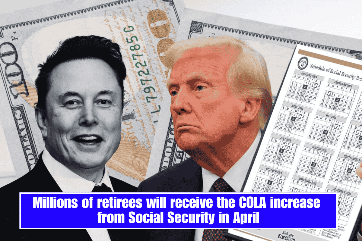 Millions of retirees will receive the COLA increase from Social Security in April