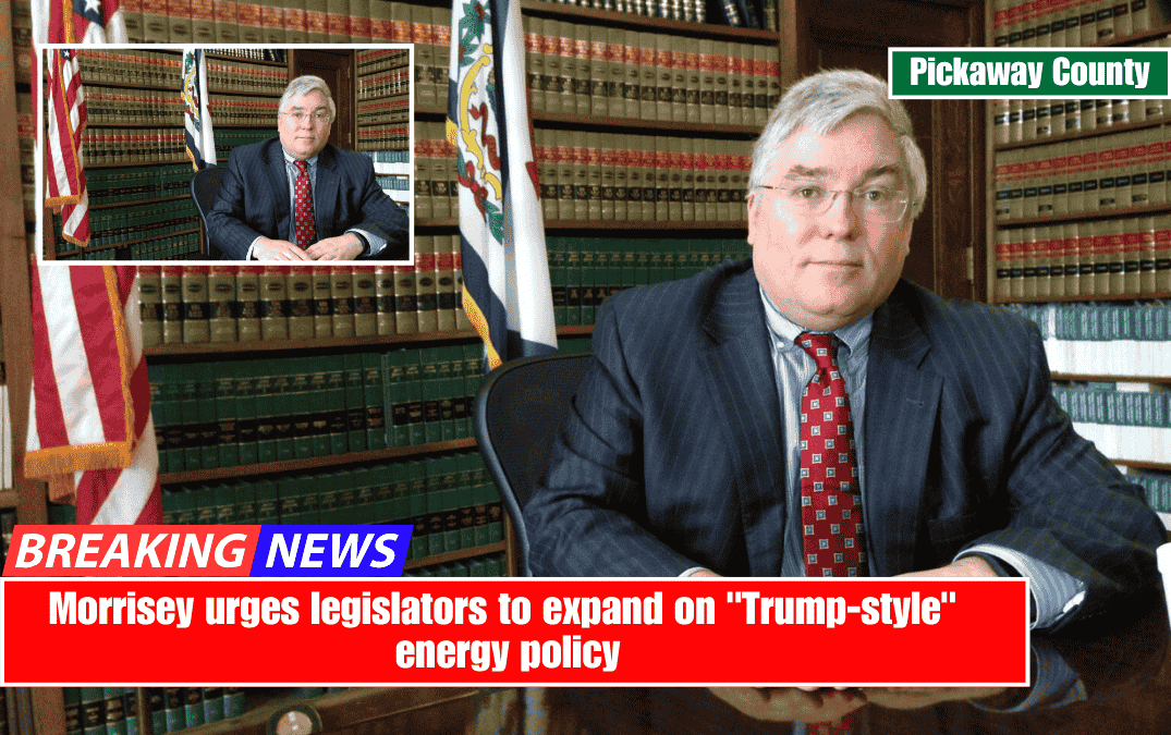 Morrisey urges legislators to expand on "Trump-style" energy policy
