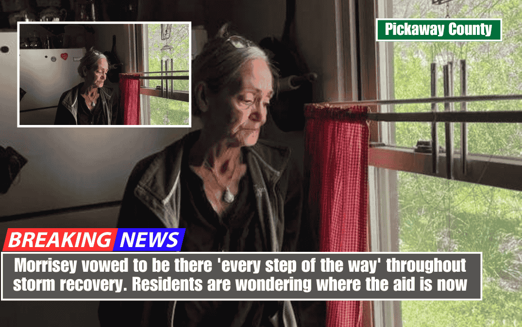 Morrisey vowed to be there 'every step of the way' throughout storm recovery. Residents are wondering where the aid is now