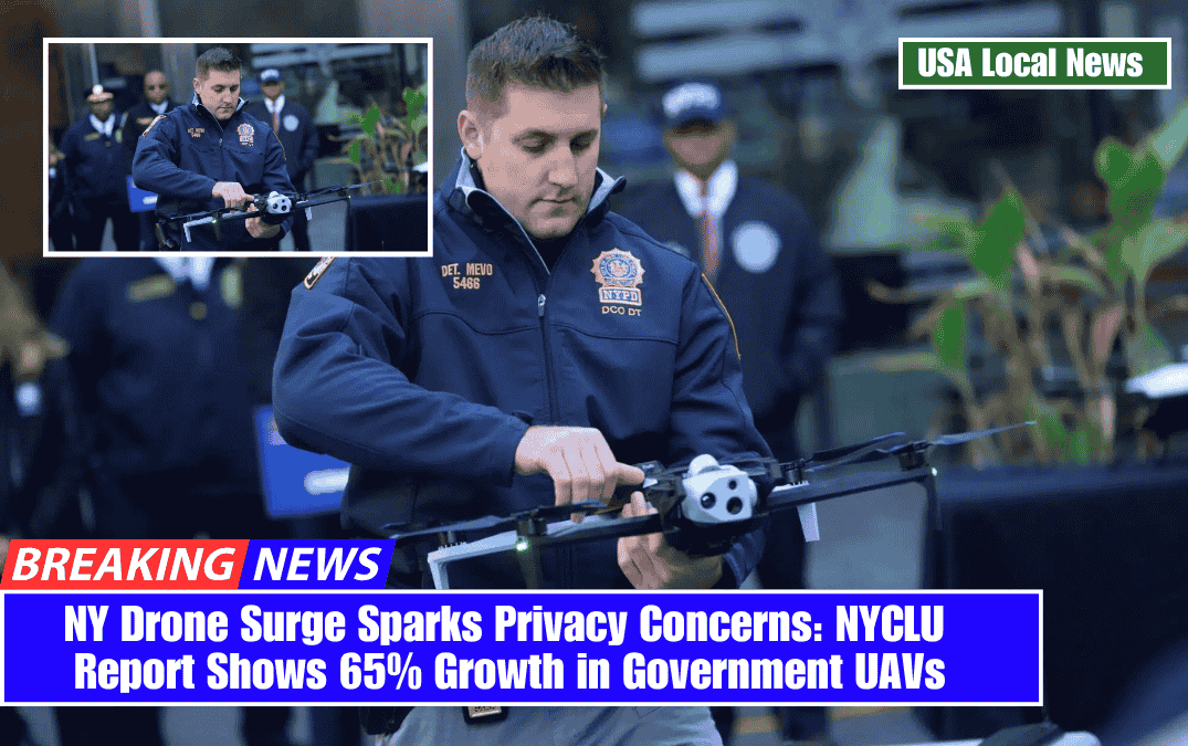 NY Drone Surge Sparks Privacy Concerns: NYCLU Report Shows 65% Growth in Government UAVs