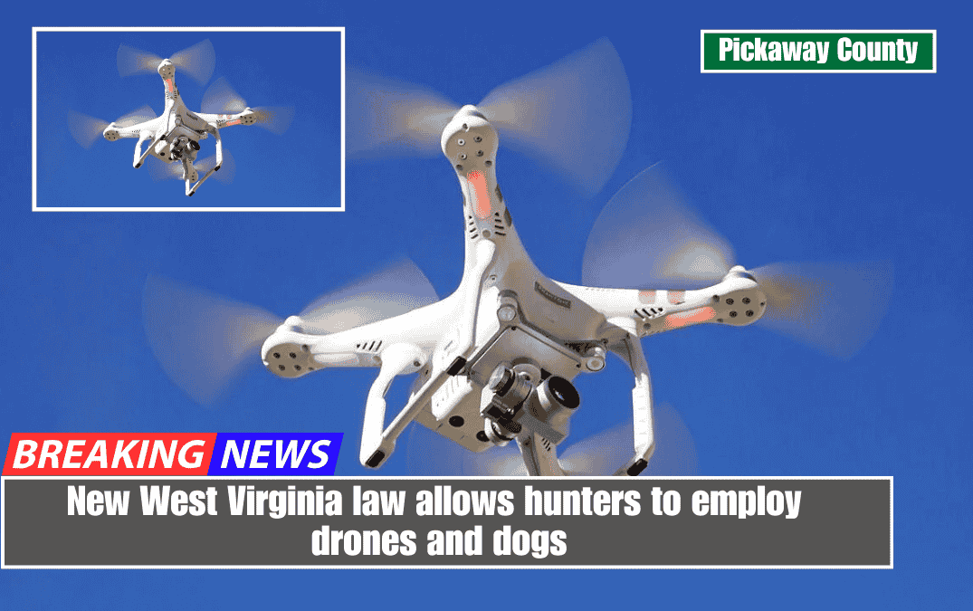 New West Virginia law allows hunters to employ drones and dogs