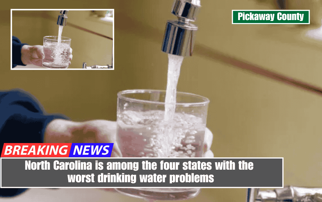 North Carolina is among the four states with the worst drinking water problems