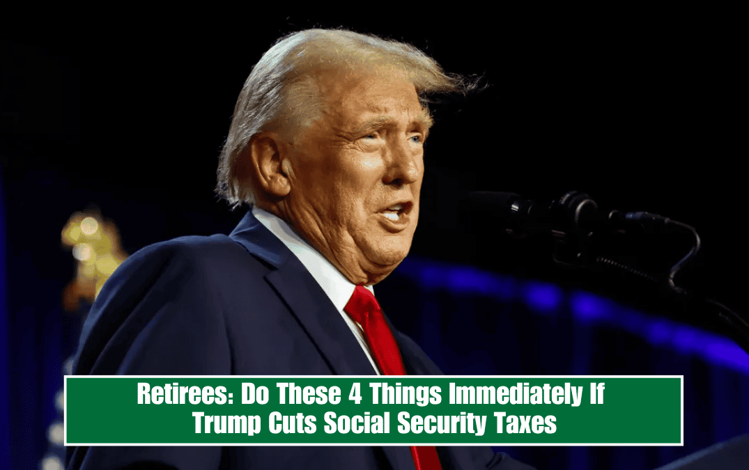 Retirees: Do These 4 Things Immediately If Trump Cuts Social Security Taxes