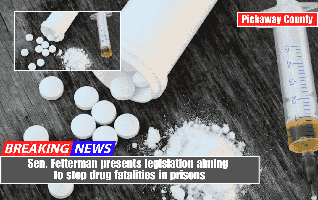 Sen. Fetterman presents legislation aiming to stop drug fatalities in prisons