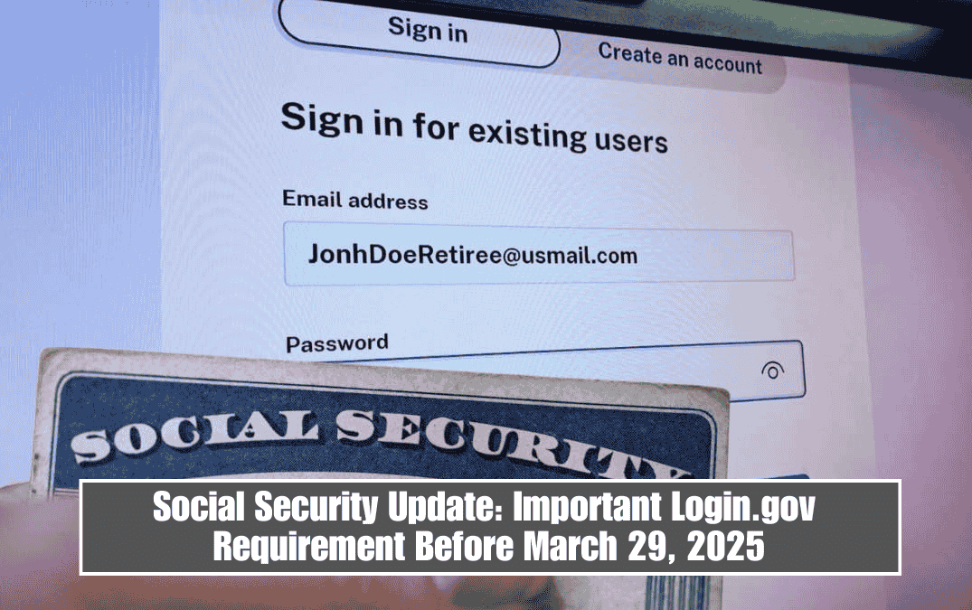 Social Security Update: Important Login.gov Requirement Before March 29, 2025