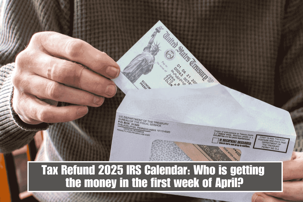 Tax Refund 2025 IRS Calendar: Who is getting the money in the first week of April?