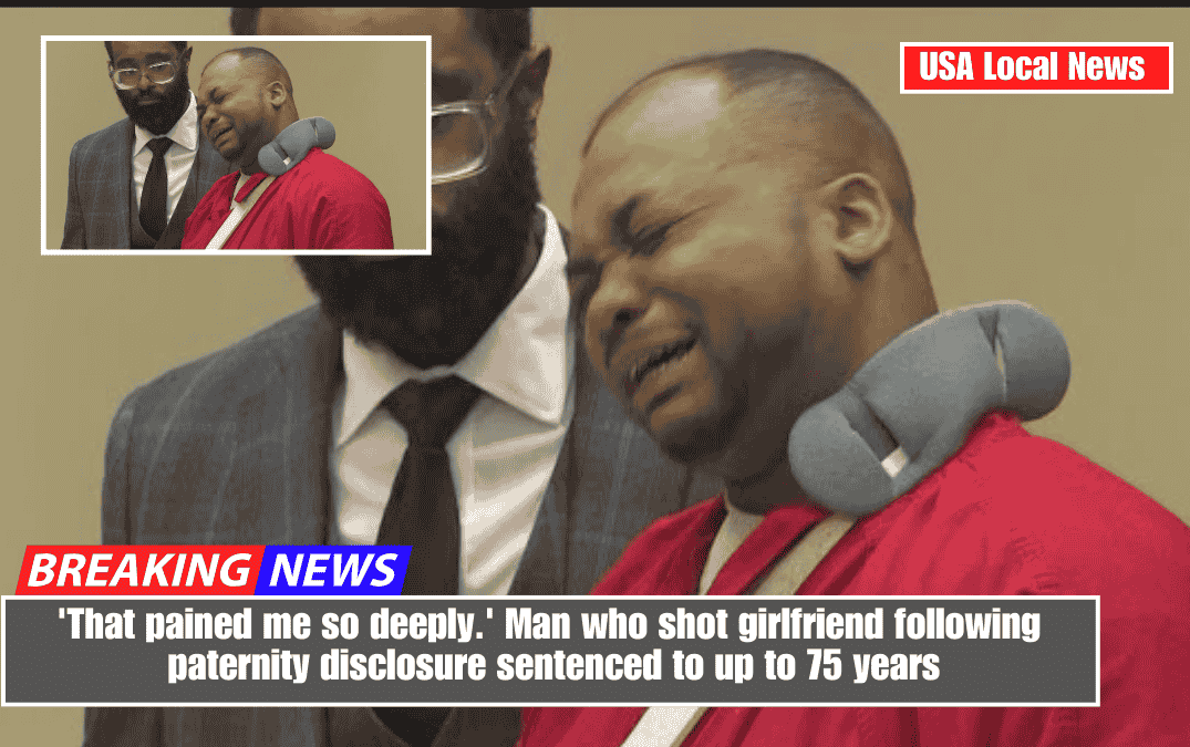 'That pained me so deeply.' Man who shot girlfriend following paternity disclosure sentenced to up to 75 years