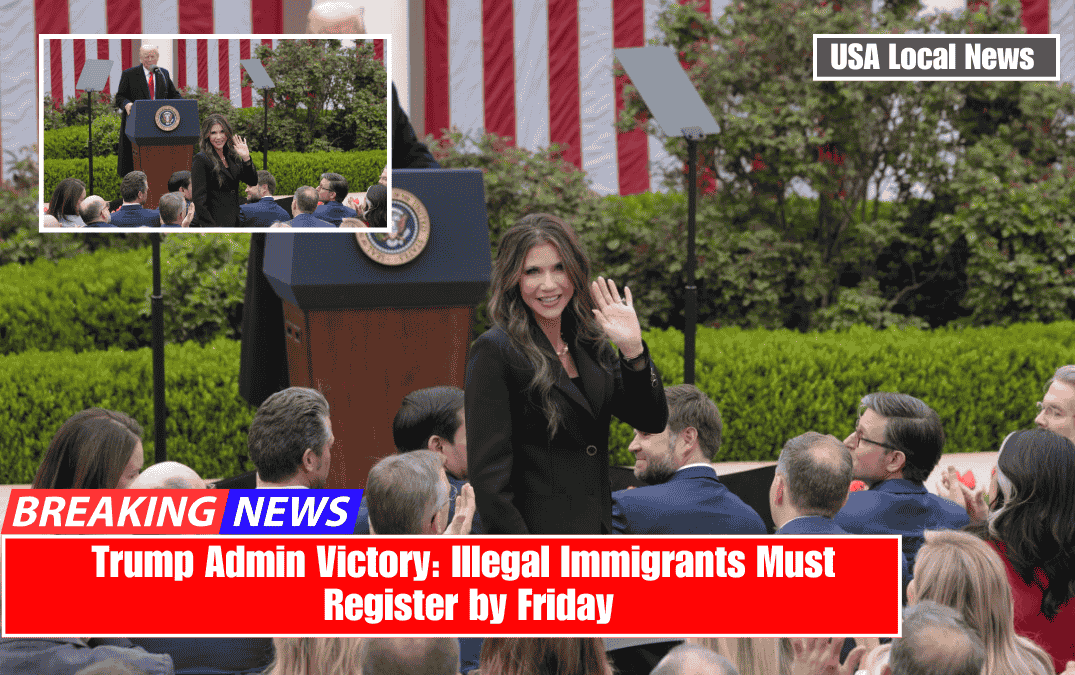 Trump Admin Victory: Illegal Immigrants Must Register by Friday