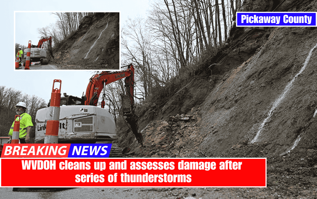 WVDOH cleans up and assesses damage after series of thunderstorms