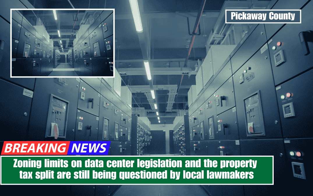 Zoning limits on data center legislation and the property tax split are still being questioned by local lawmakers