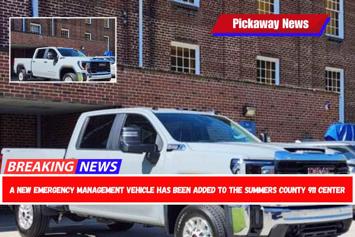 A new emergency management vehicle has been added to the Summers County 911 Center