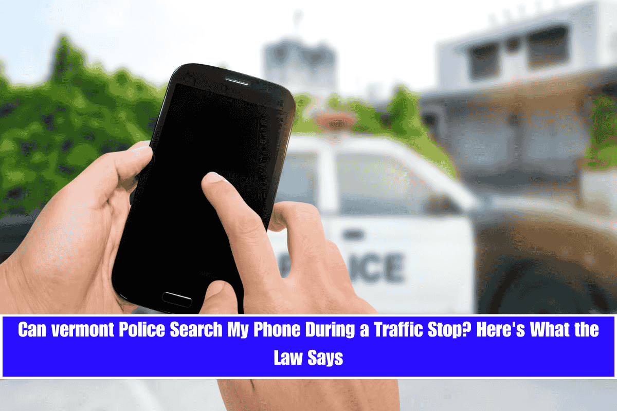 Can vermont Police Search My Phone During a Traffic Stop Here's What the Law Says