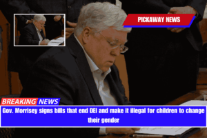 Gov. Morrisey signs bills that end DEI and make it illegal for children to change their gender