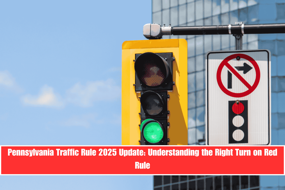 Pennsylvania Traffic Rule 2025 Update Understanding the Right Turn on Red Rule
