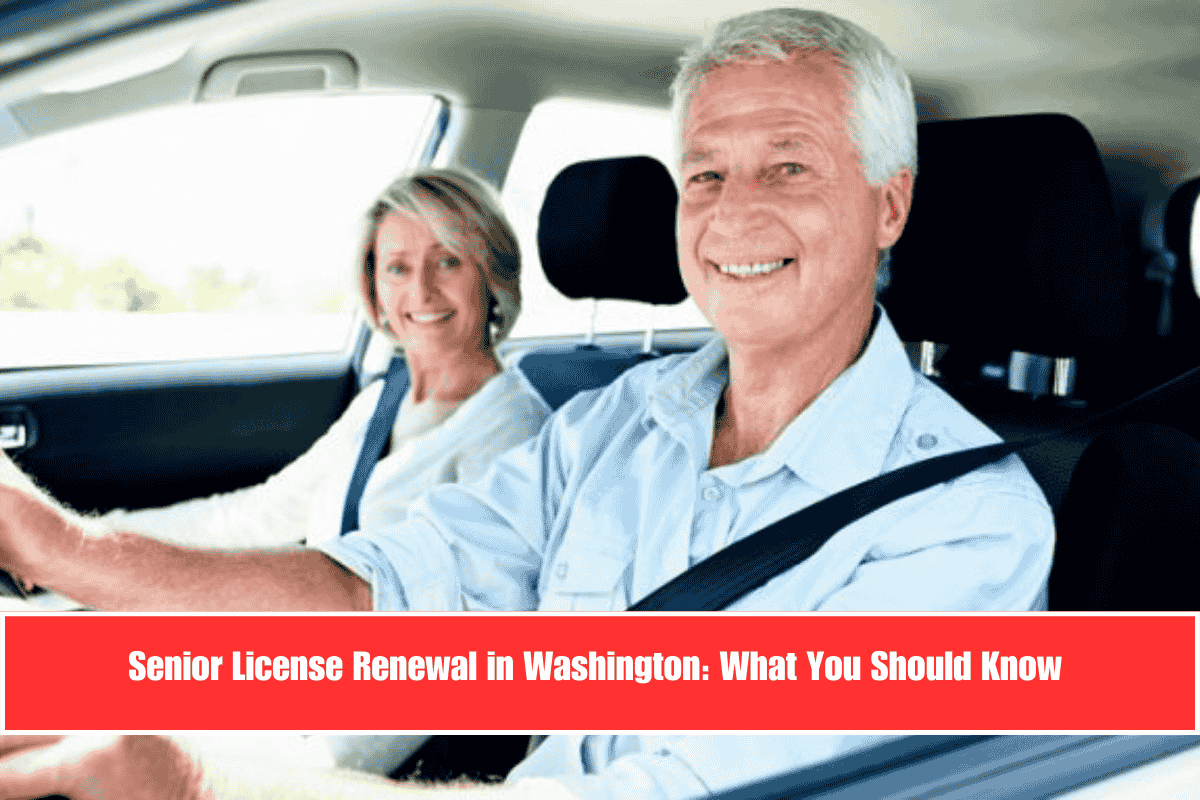 Senior License Renewal in Washington What You Should Know