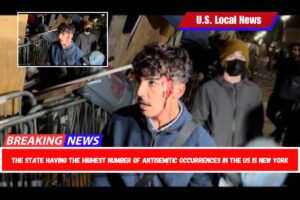 The state having the highest number of antisemitic occurrences in the US is New York