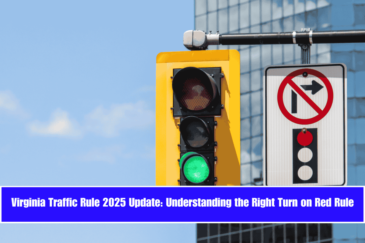 Virginia Traffic Rule 2025 Update Understanding the Right Turn on Red Rule