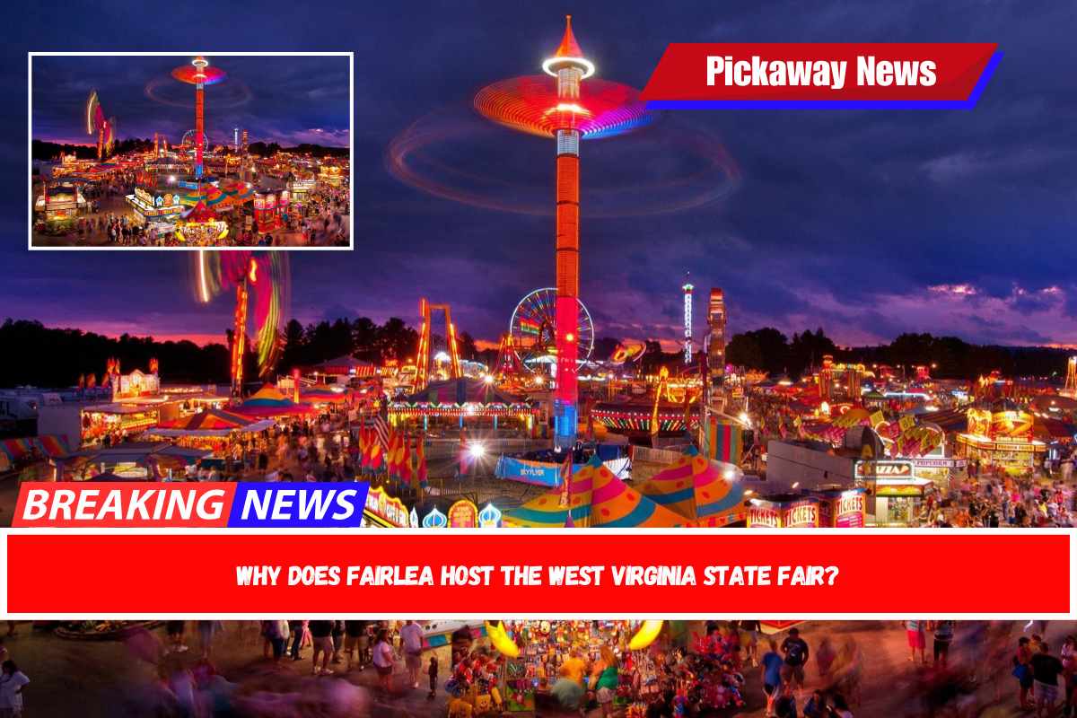 Why does Fairlea host the West Virginia State Fair