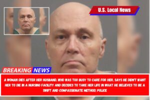 A woman dies after her husband, who was too busy to care for her, says he didn't want her to die in a nursing facility and decides to take her life in what he believes to be a swift and compassionate method; police